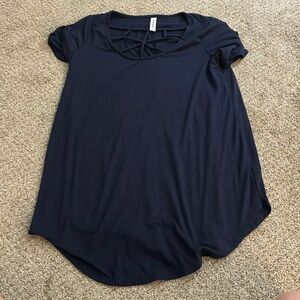 Zenana premium cross strap top